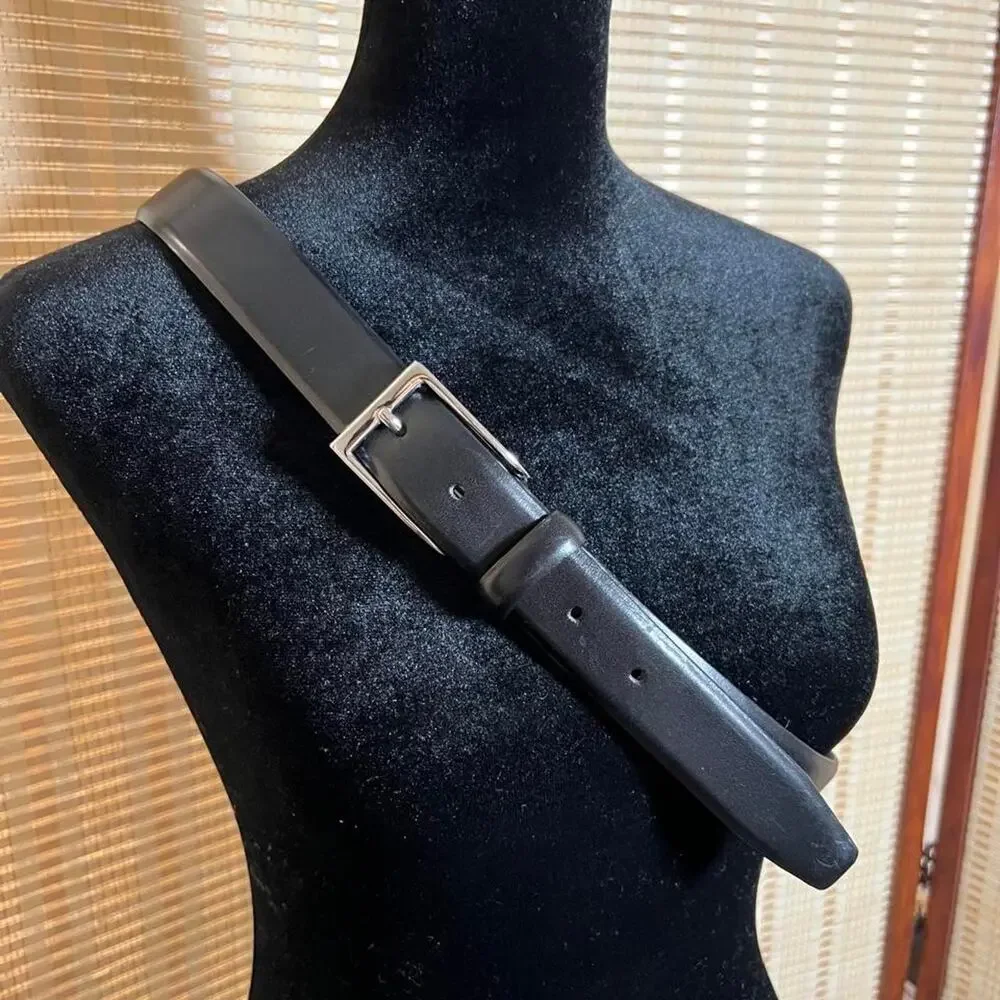 J.Crew Italian Leather Dress Belt Size 36